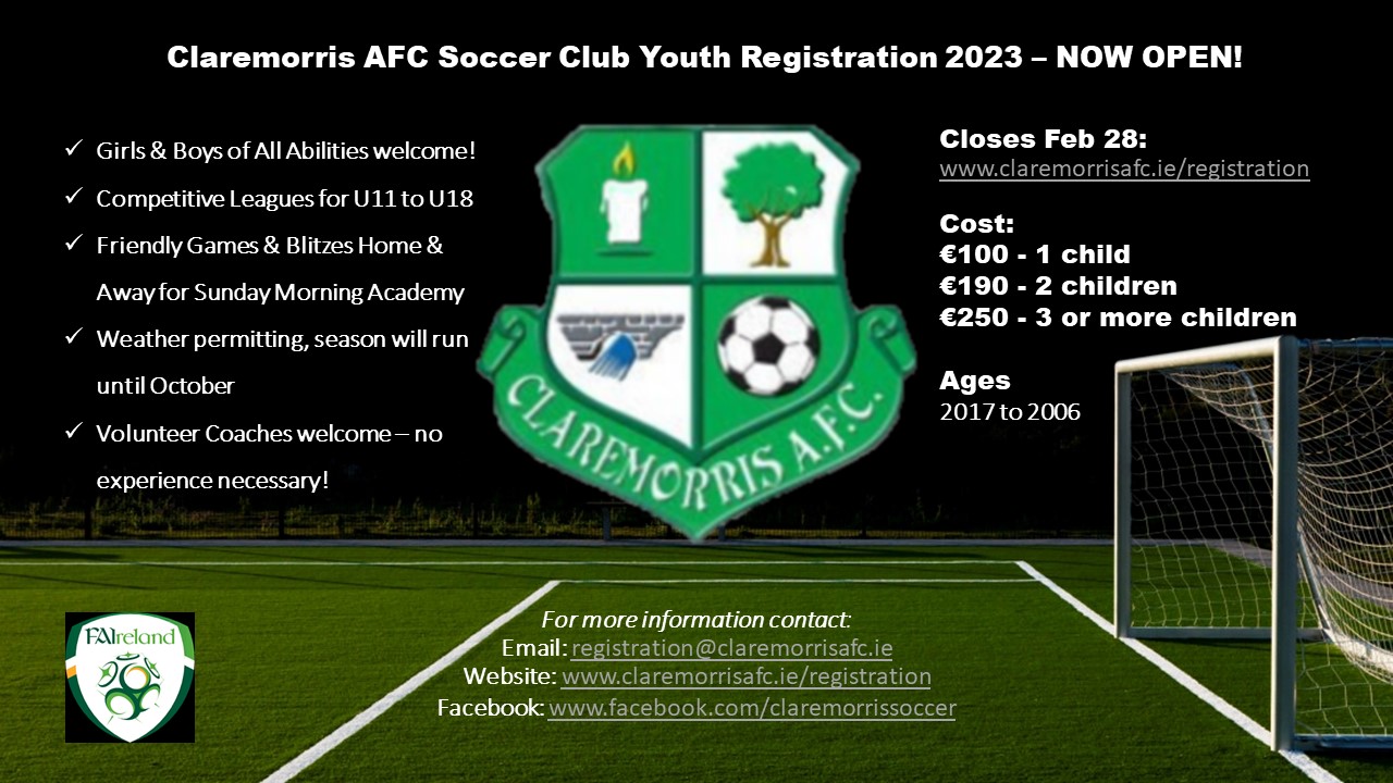 Youth Registration Flyer
